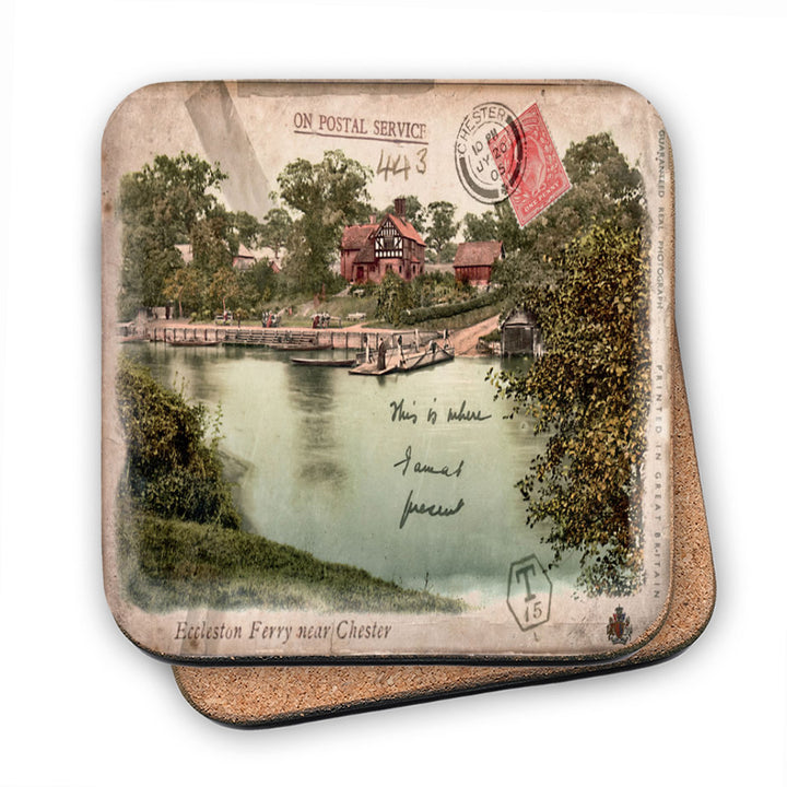 Eccleston Ferry near Chester MDF Coaster