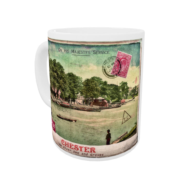 The River Dee, Chester Coloured Insert Mug