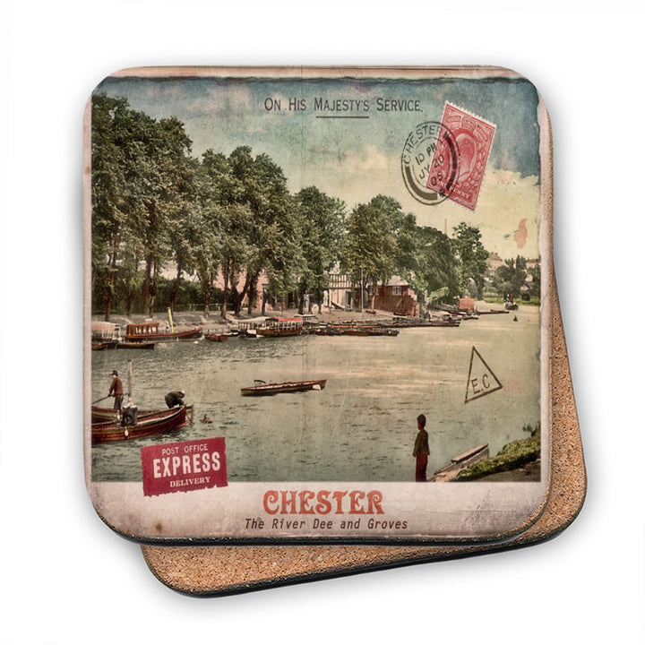 The River Dee, Chester MDF Coaster