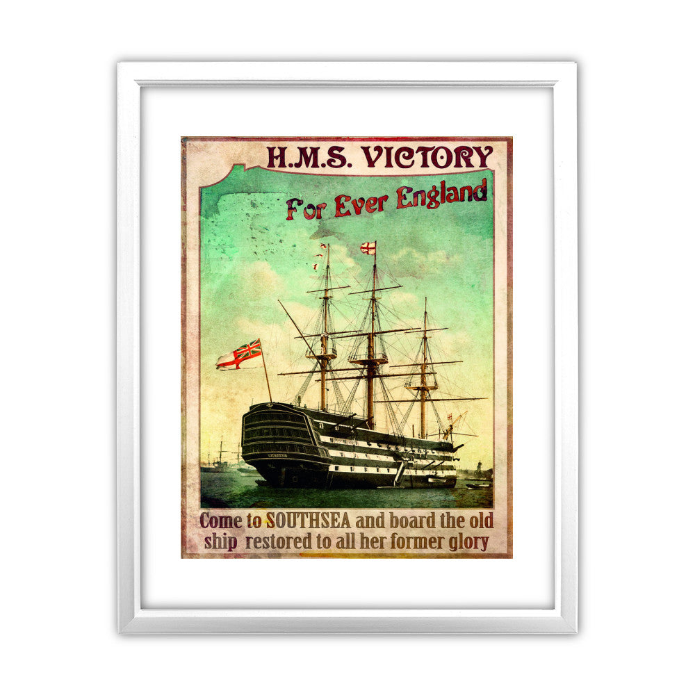 HMS Victory, Southsea - Art Print