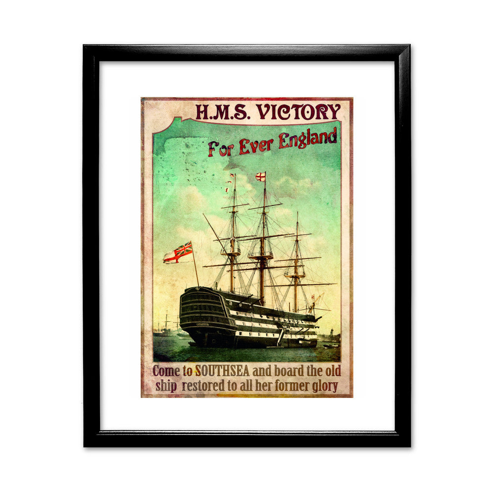 HMS Victory, Southsea - Art Print