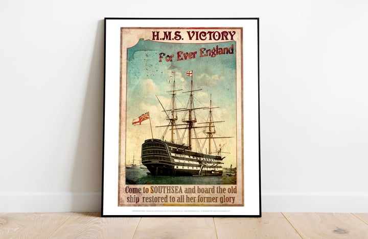 HMS Victory, Southsea - Art Print