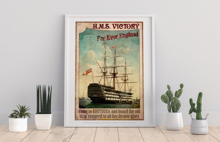 HMS Victory, Southsea - Art Print