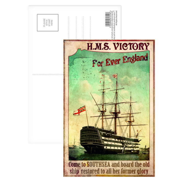 HMS Victory, Southsea Postcard Pack