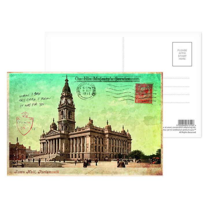 The Town Hall, Portsmouth Postcard Pack