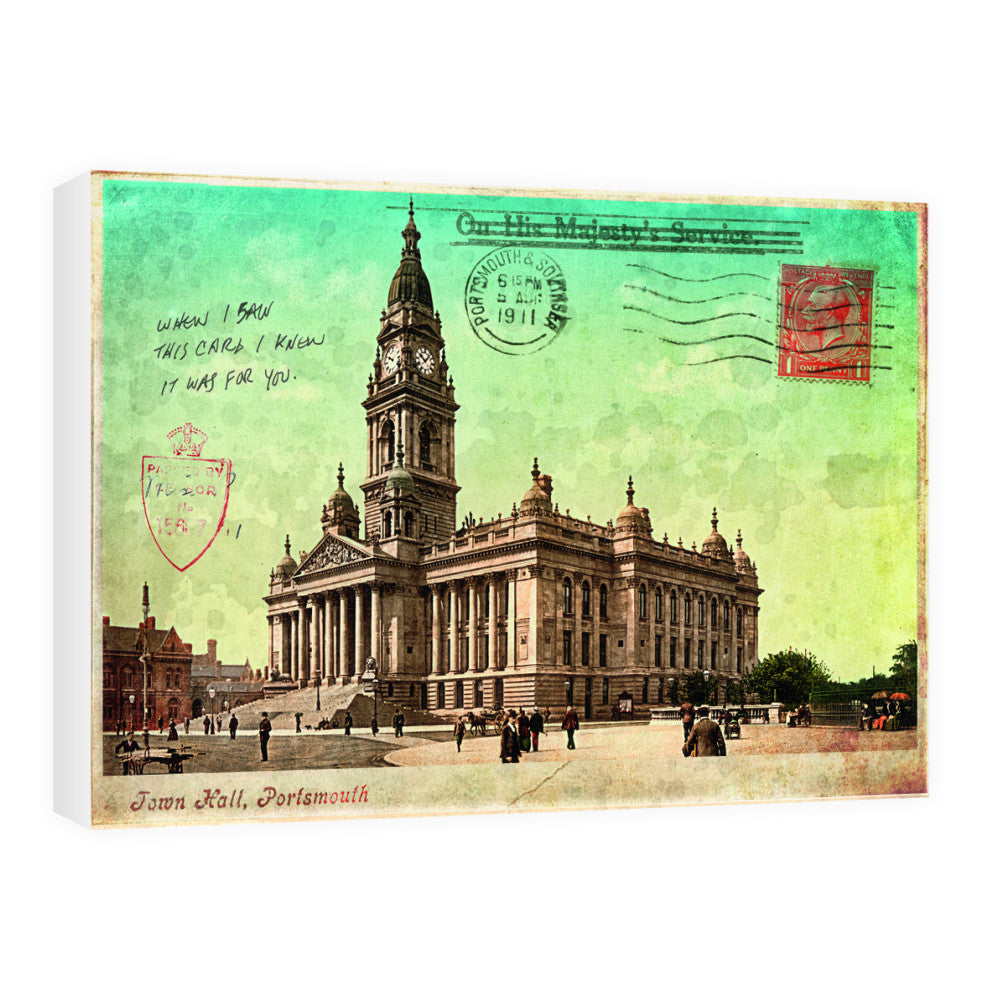 The Town Hall, Portsmouth 60cm x 80cm Canvas