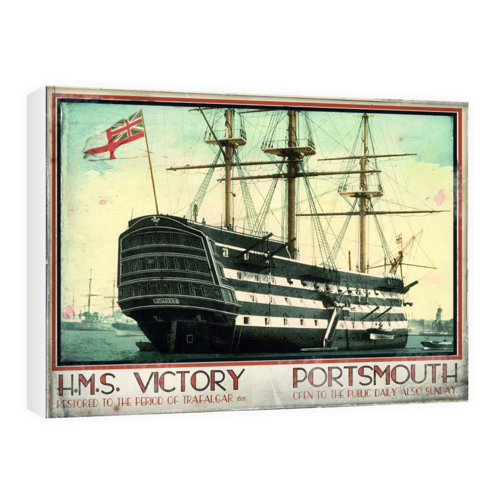 HMS Victory, Portsmouth 60cm x 80cm Canvas
