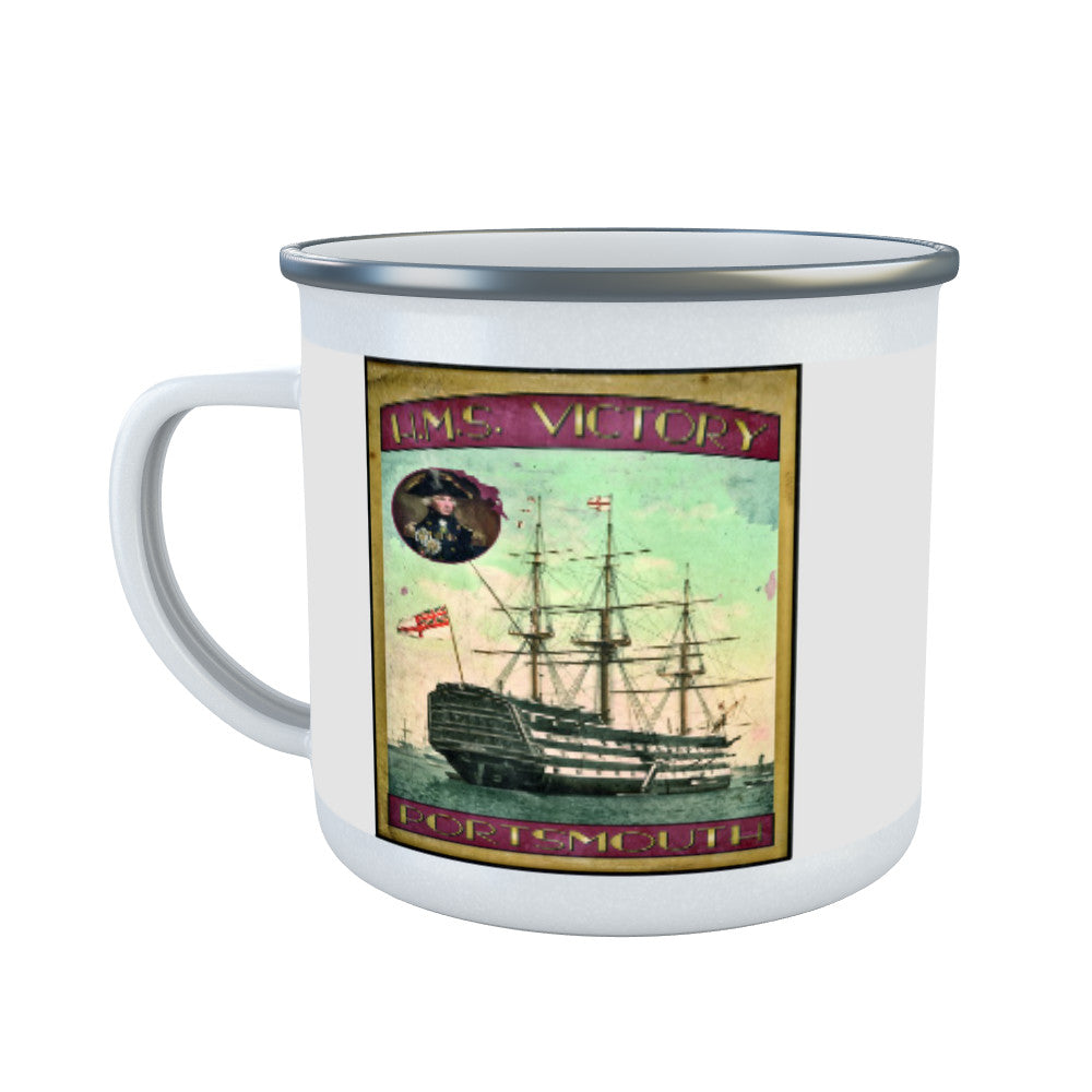 HMS Victory, Portsmouth Enamel Mug