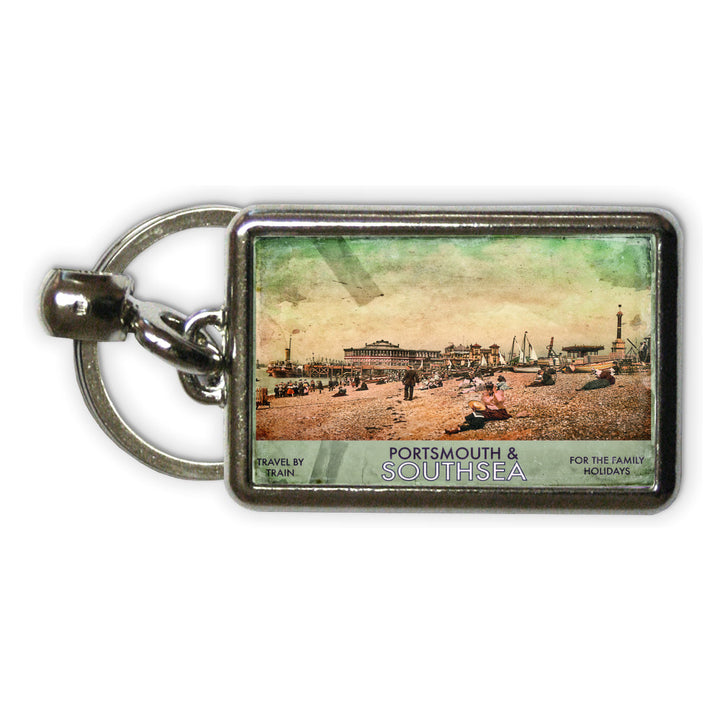 Portsmouth and Southsea Metal Keyring