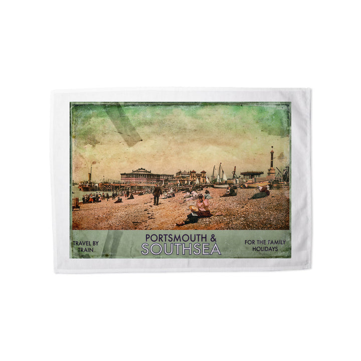 Portsmouth and Southsea Tea Towel
