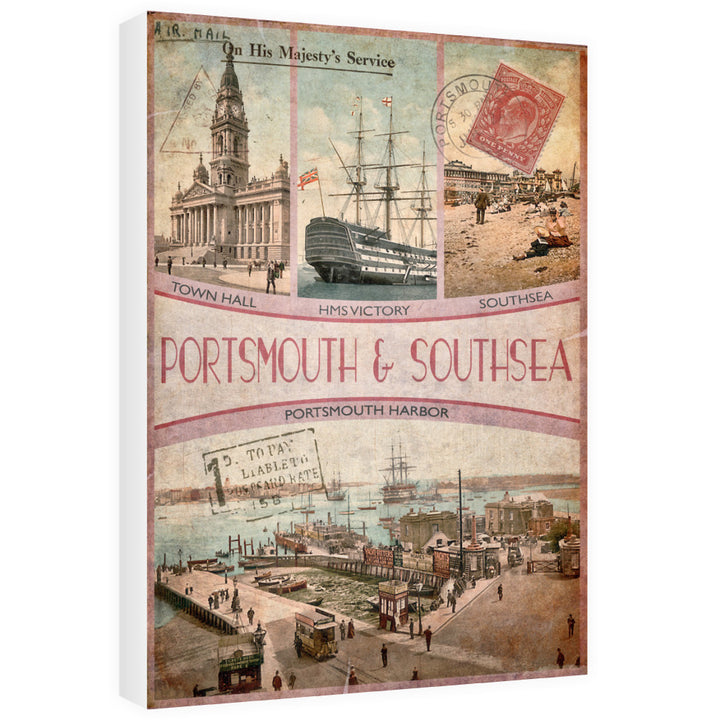 Portsmouth and Southsea 60cm x 80cm Canvas