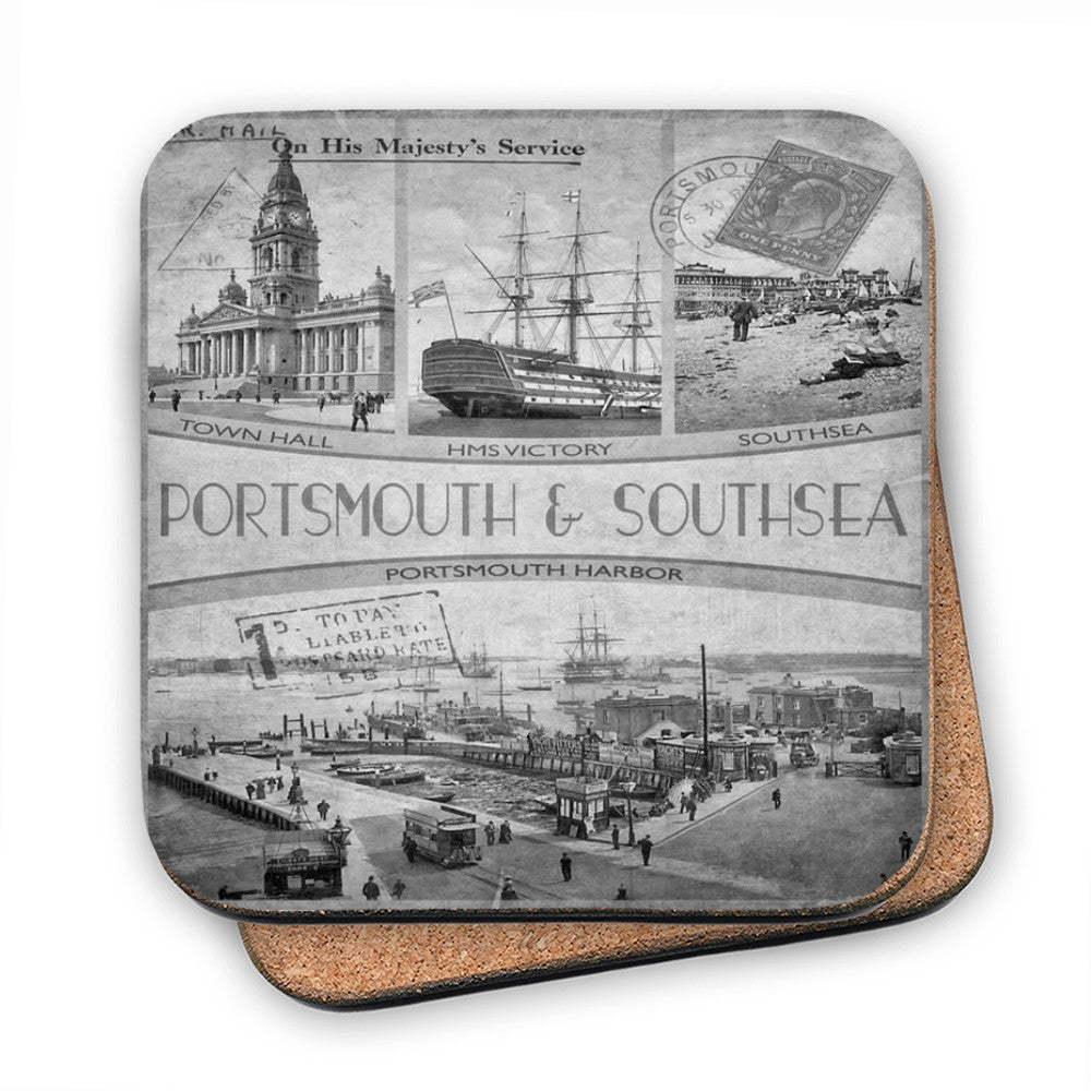 Portsmouth and Southsea MDF Coaster