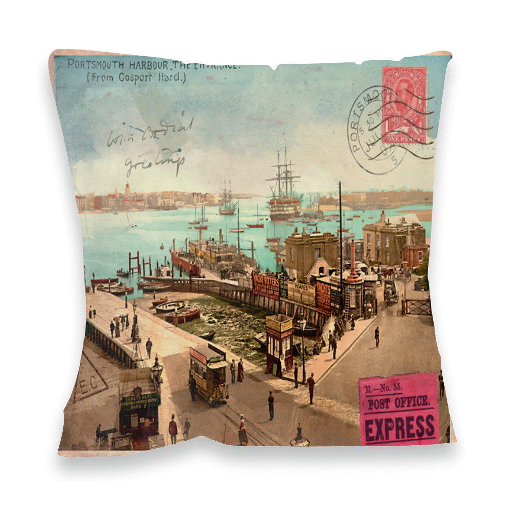 Portsmouth Harbour Fibre Filled Cushion
