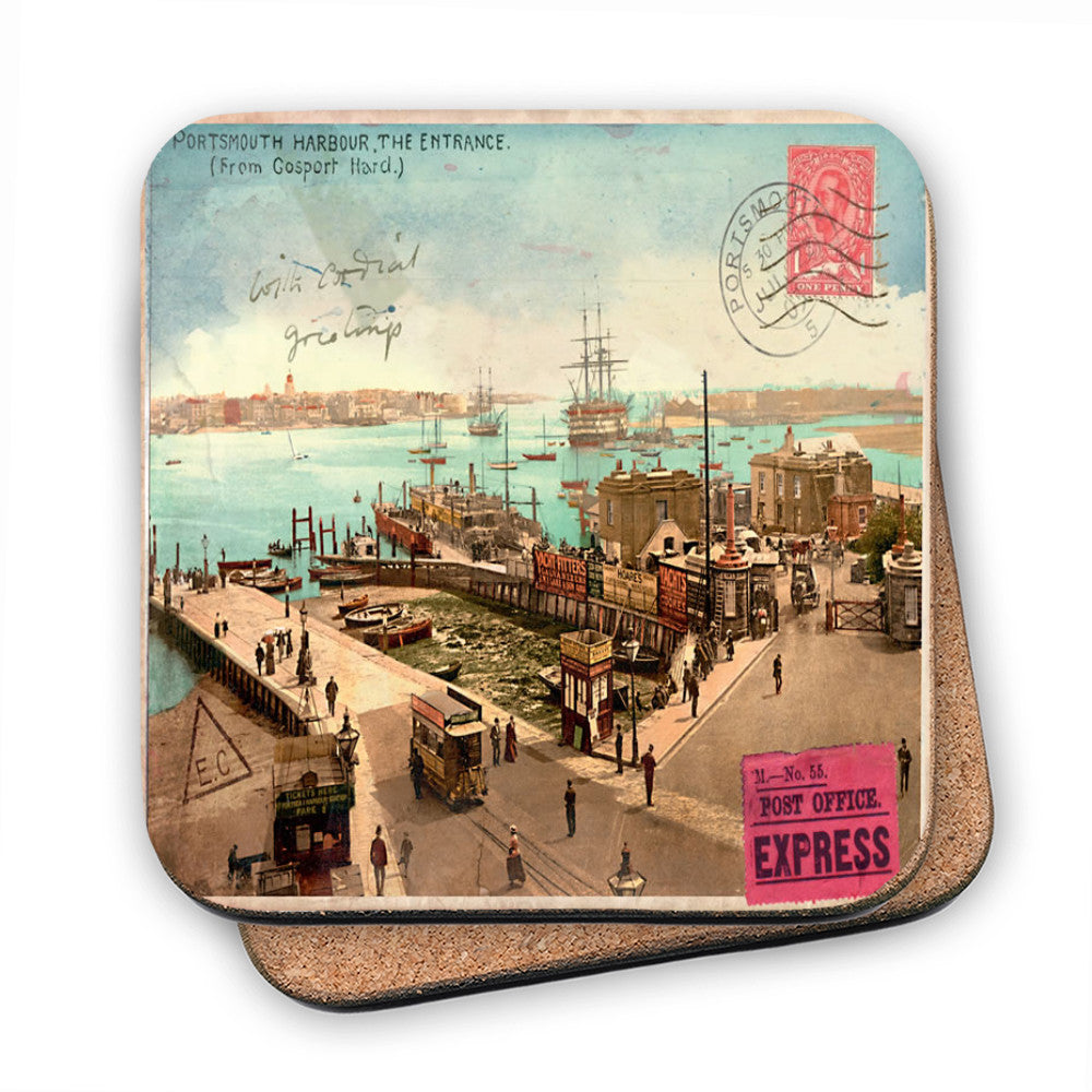 Portsmouth Harbour MDF Coaster