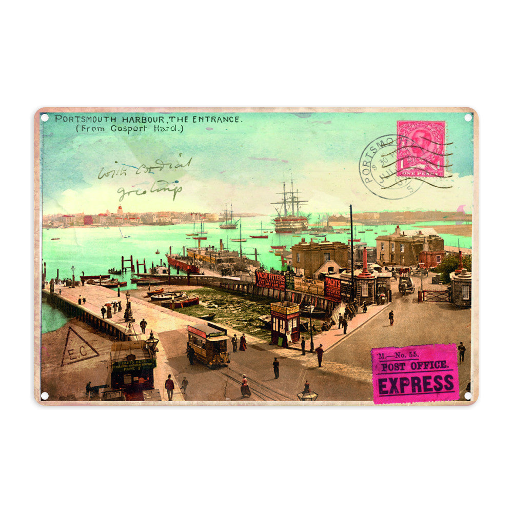 Portsmouth Harbour Metal Sign