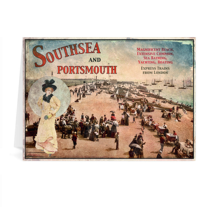 Southsea and Portsmouth Greeting Card 7x5