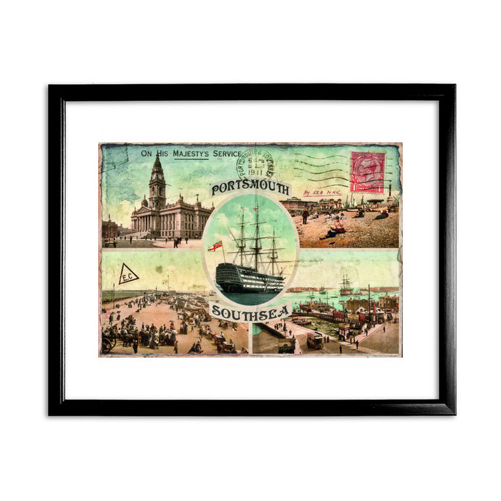 Portsmouth and Southsea Framed Print