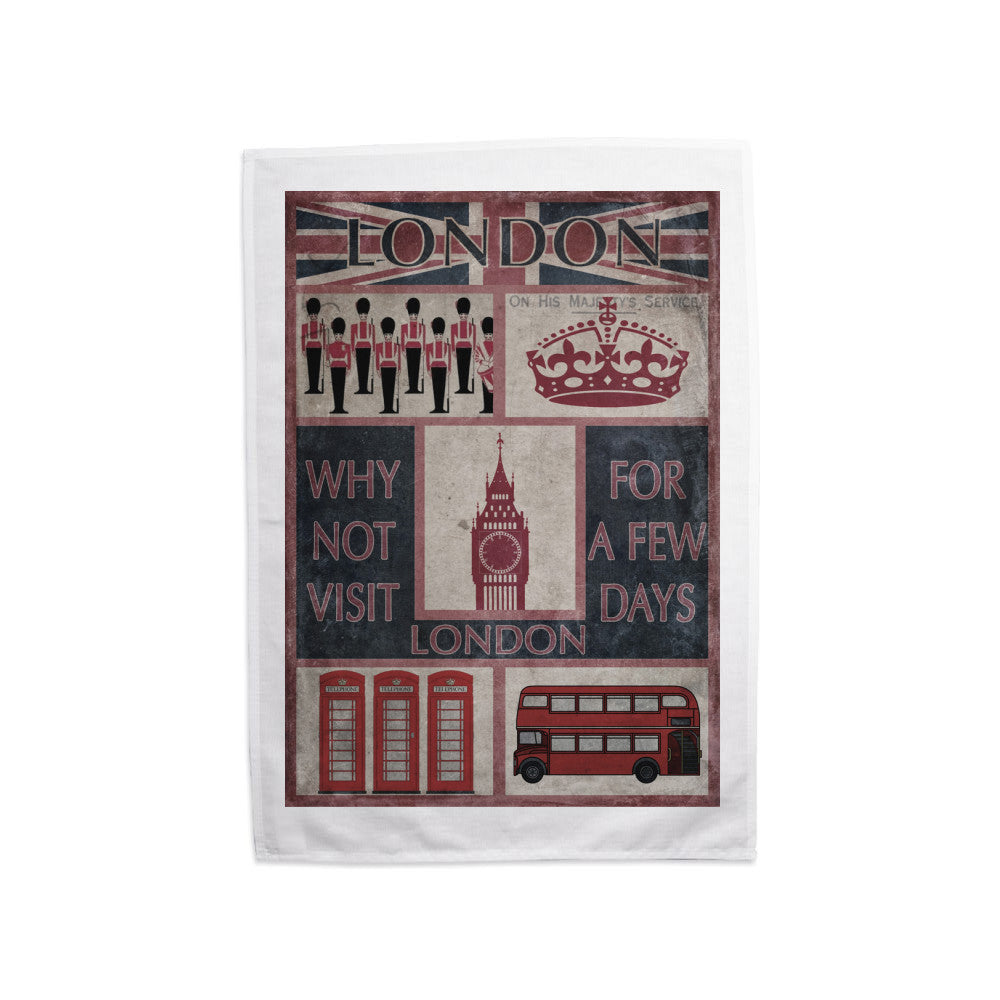 Visit London Tea Towel