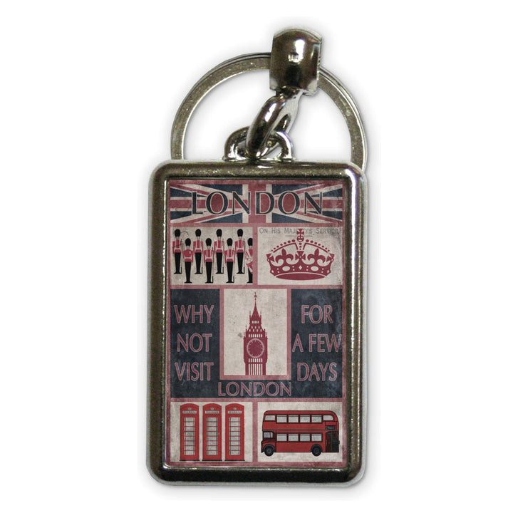 Visit London Metal Keyring