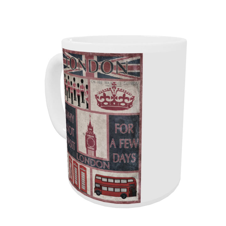 Visit London Coloured Insert Mug