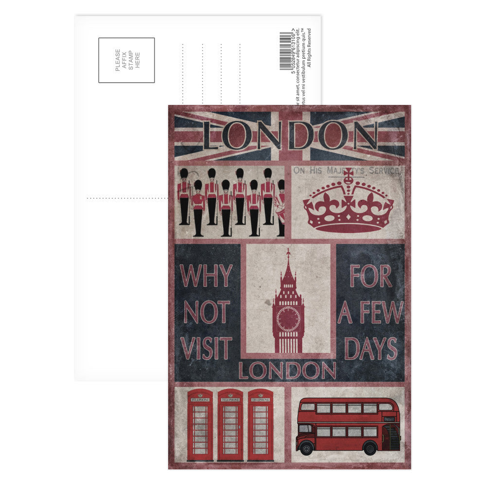 Visit London Postcard Pack
