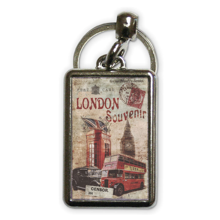 London Souvenir Metal Keyring