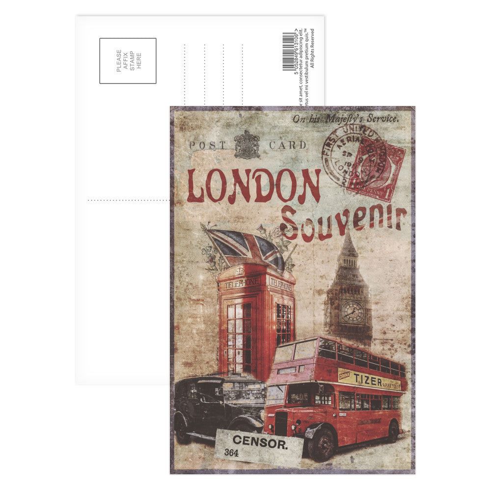 London Souvenir Postcard Pack