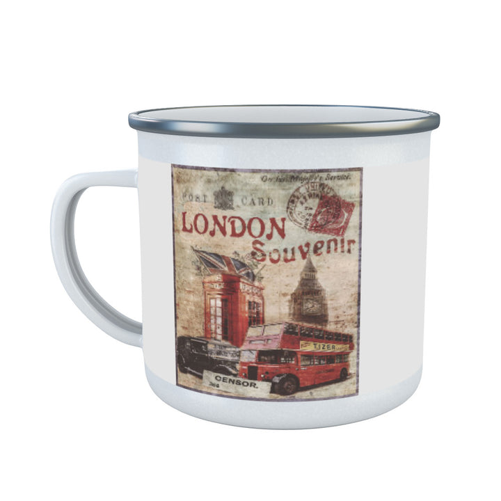 London Souvenir Enamel Mug