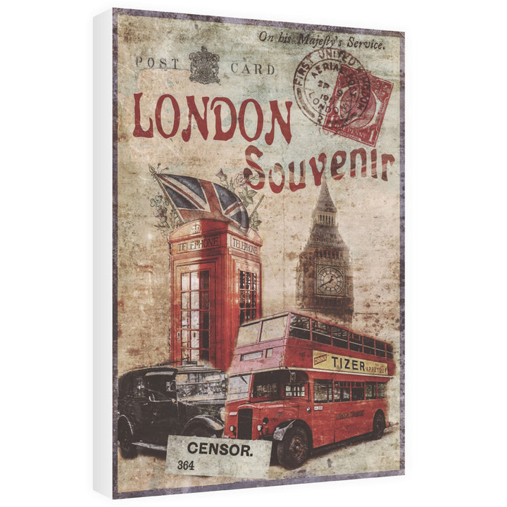London Souvenir 60cm x 80cm Canvas