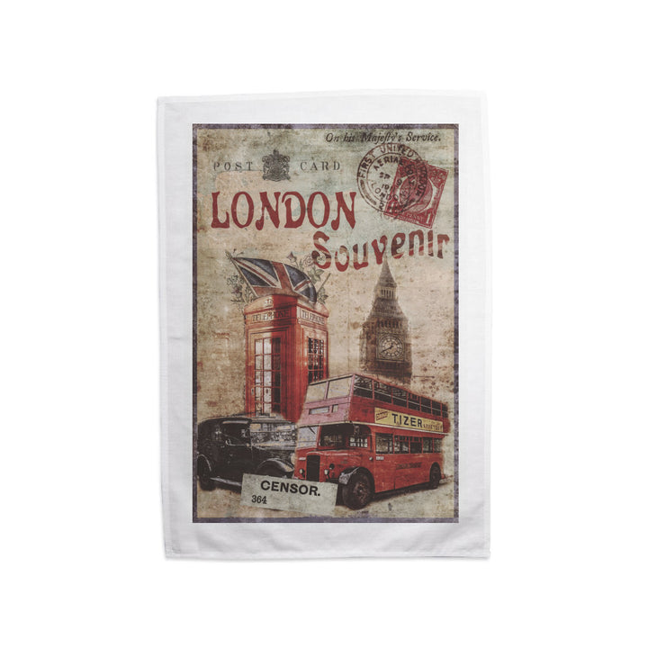 London Souvenir Tea Towel