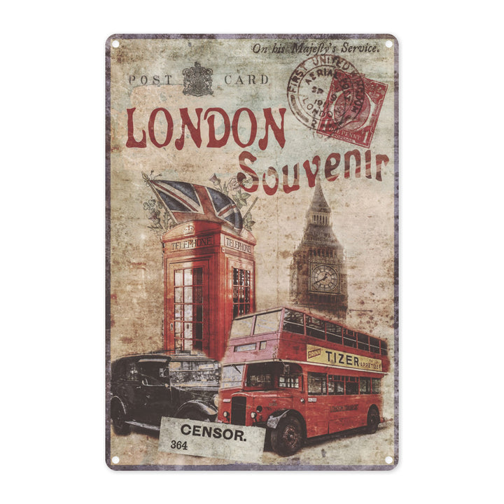 London Souvenir Metal Sign