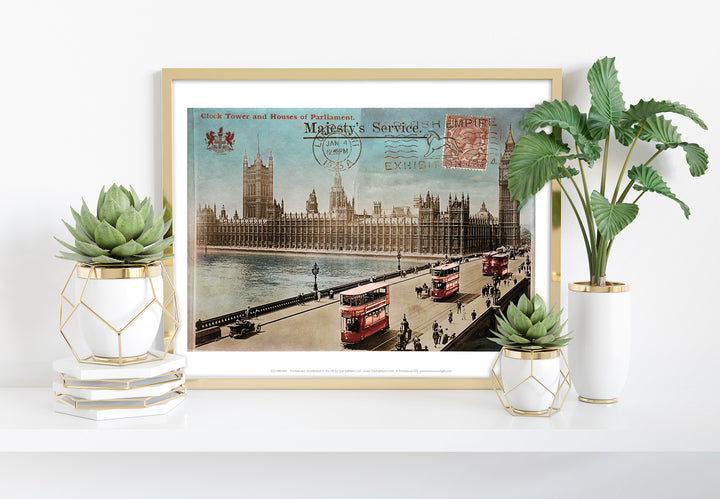 Houses of Parliament, London - Art Print