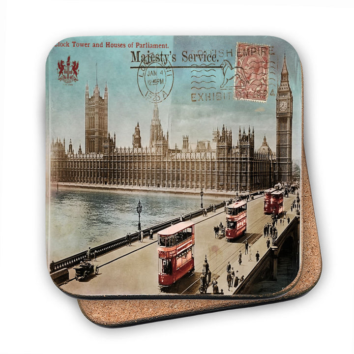 Houses of Parliament, London MDF Coaster