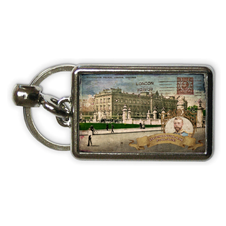 Buckingham Palace, London Metal Keyring