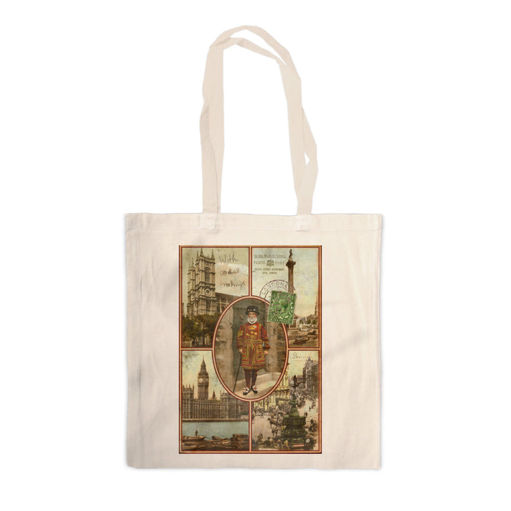 London Canvas Tote Bag