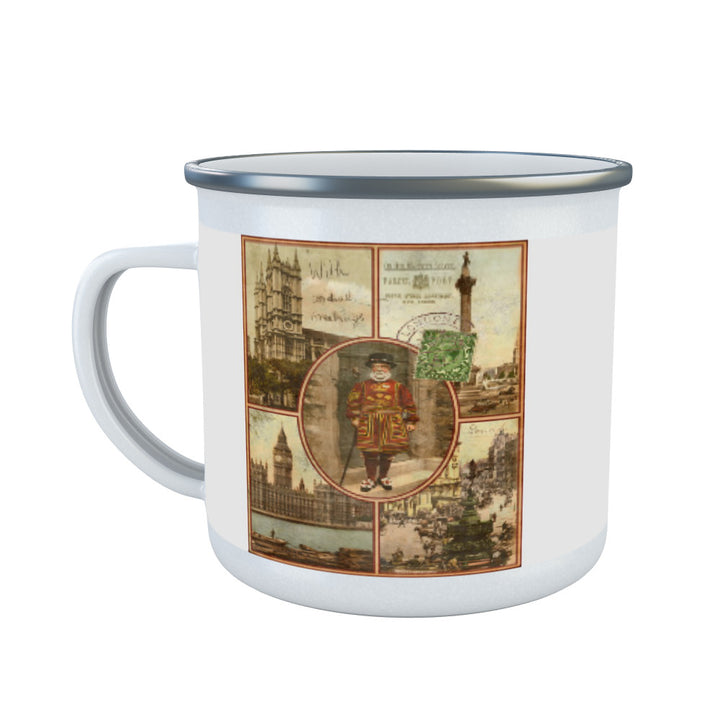 London Enamel Mug