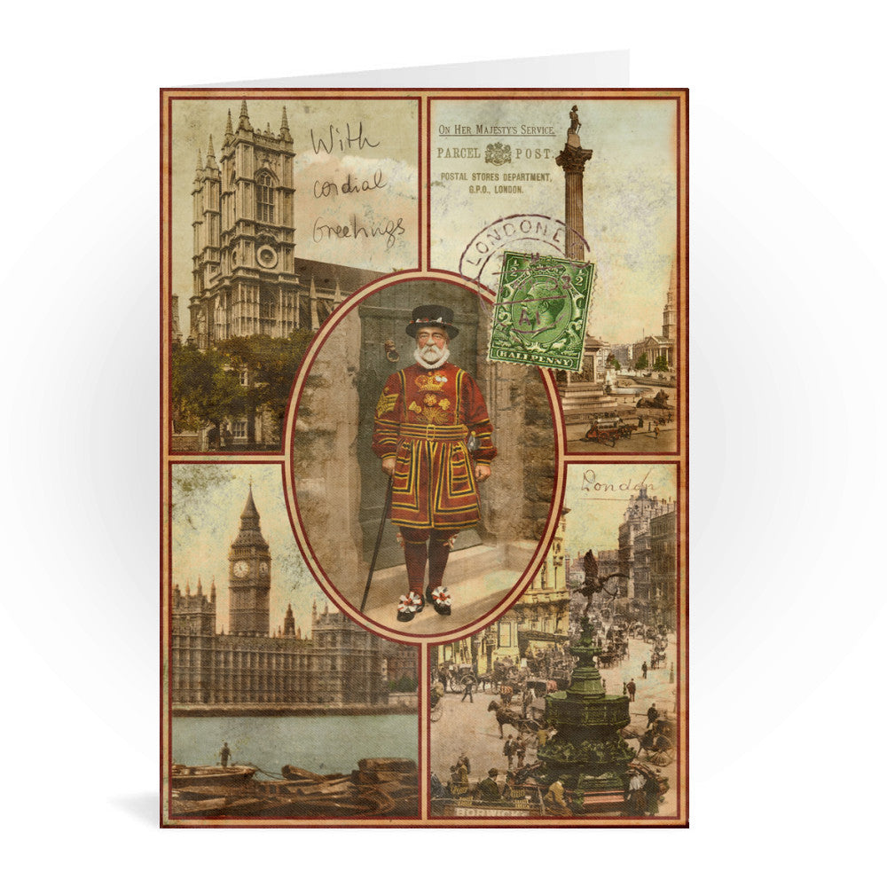 London Greeting Card 7x5