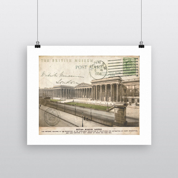 The British Museum, London 90x120cm Fine Art Print