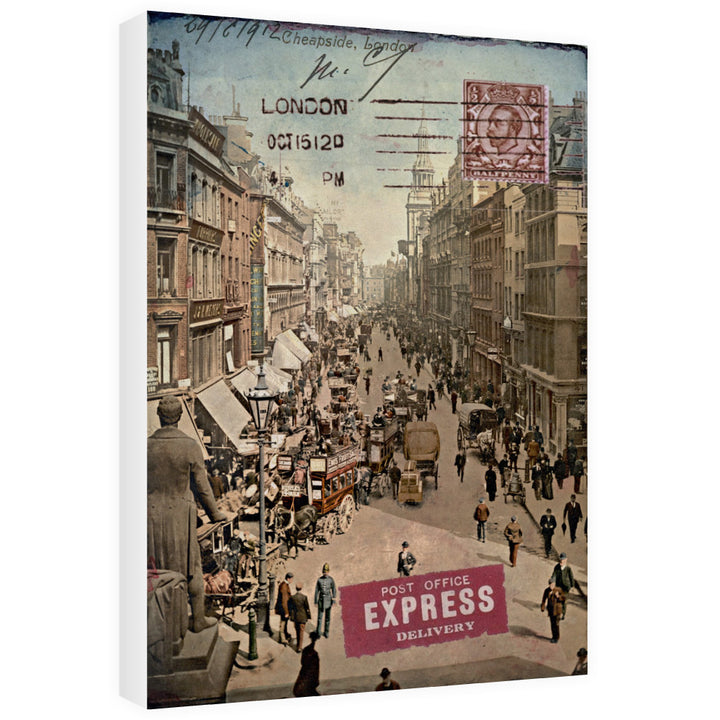 Cheapside, London 60cm x 80cm Canvas