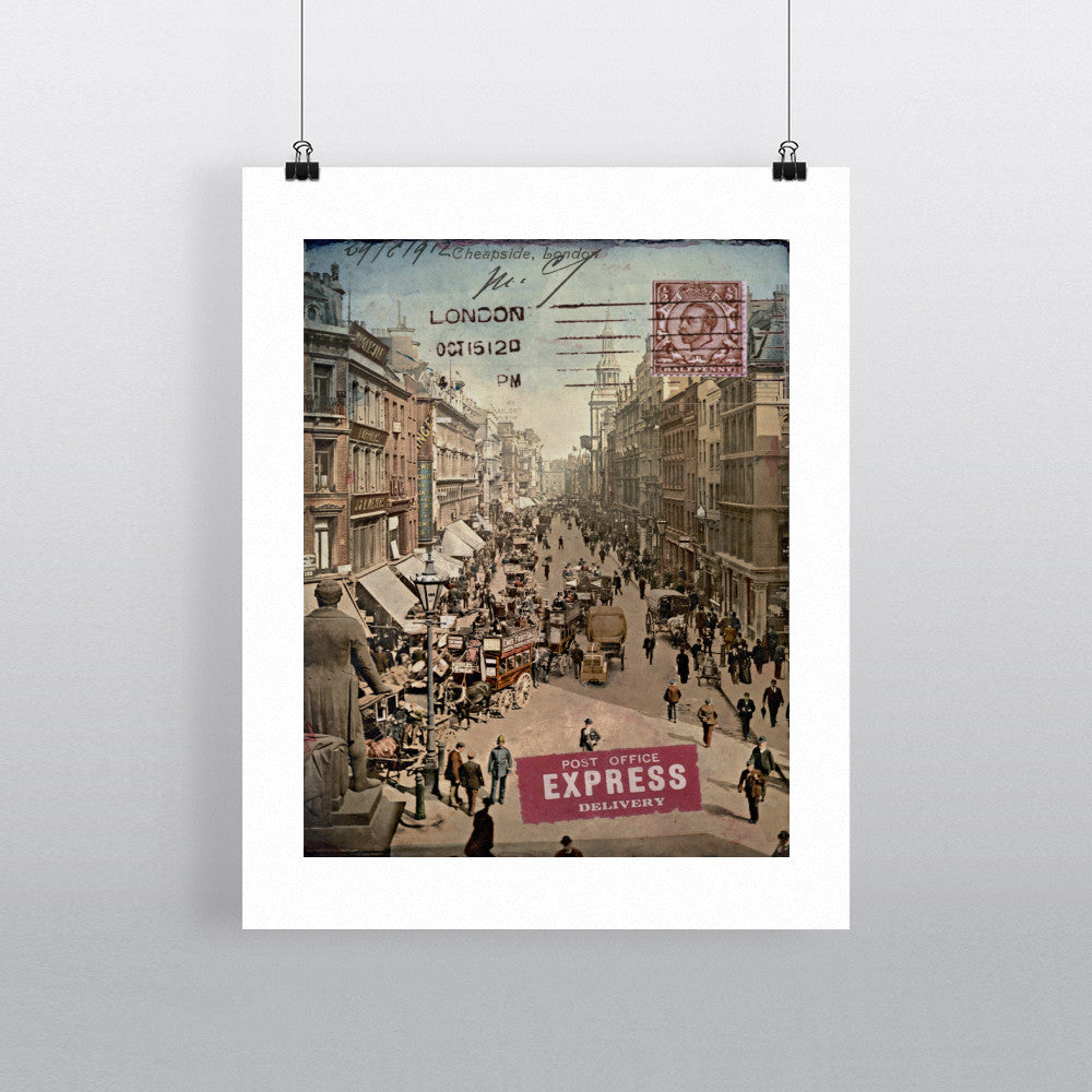 Cheapside, London 11x14 Print