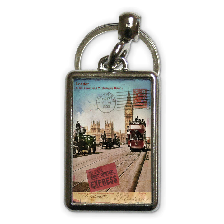 Westminster Bridge, London Metal Keyring