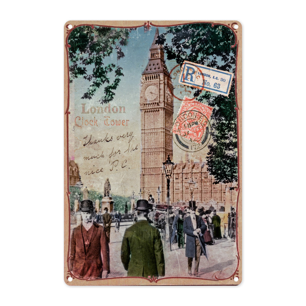 Big Ben, London Metal Sign