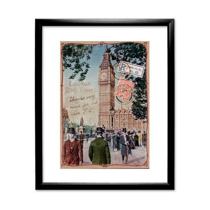 Big Ben, London 11x14 Framed Print (Black)