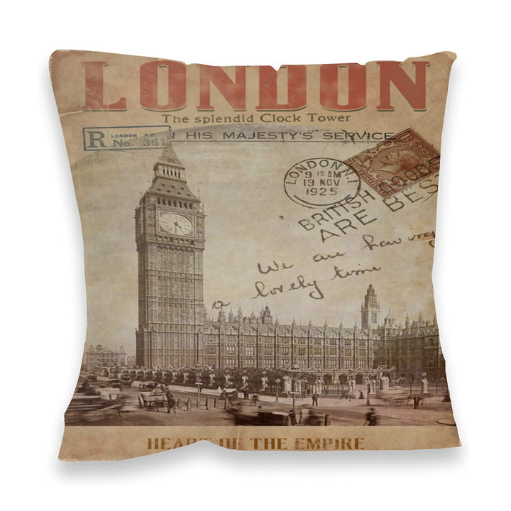 Big Ben, London Fibre Filled Cushion