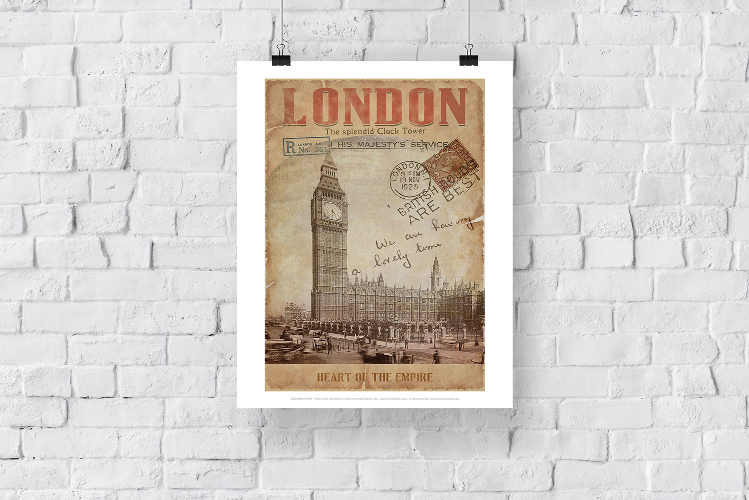 Big Ben, London - Art Print