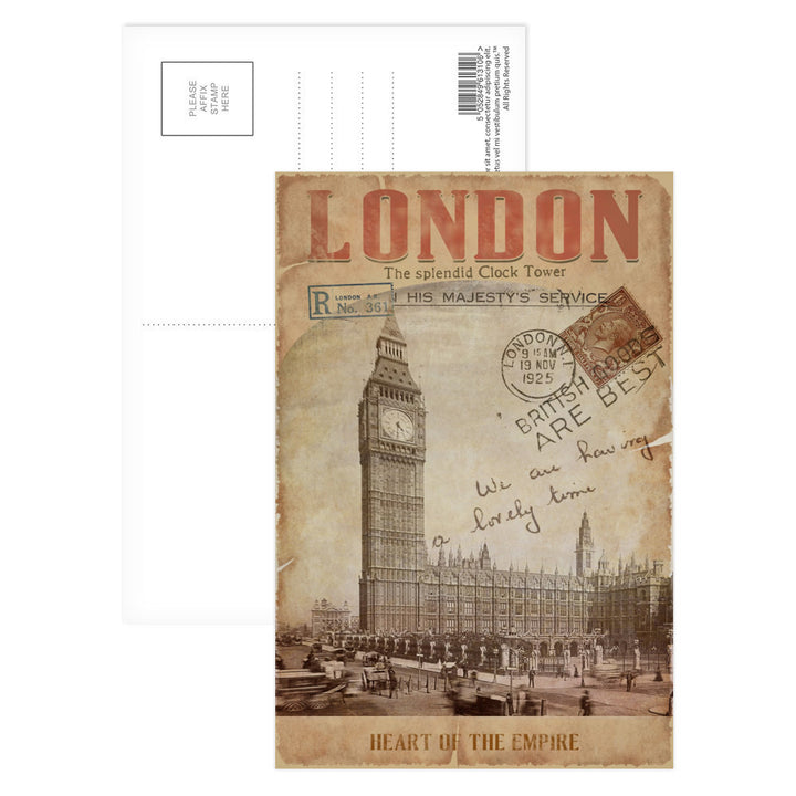 Big Ben, London Postcard Pack