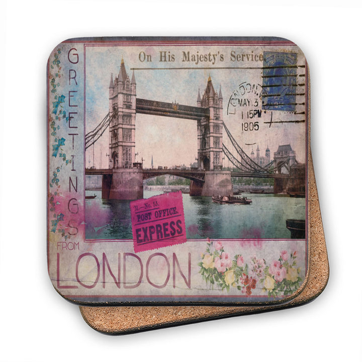 Tower Bridge, London MDF Coaster