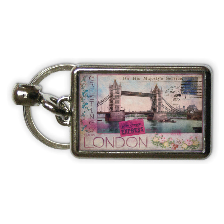 Tower Bridge, London Metal Keyring