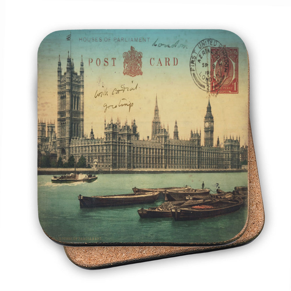 Houses of Parliament, London MDF Coaster
