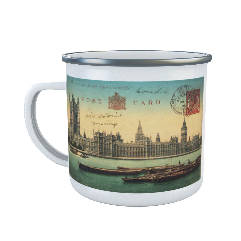 Houses of Parliament, London Enamel Mug